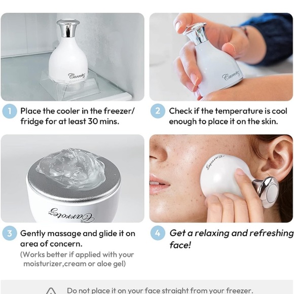Skin Inc Cryo-Ice Sake Roller. Depuff, Sculpt, Detox Skin Facial Roller - Picture 7 of 8